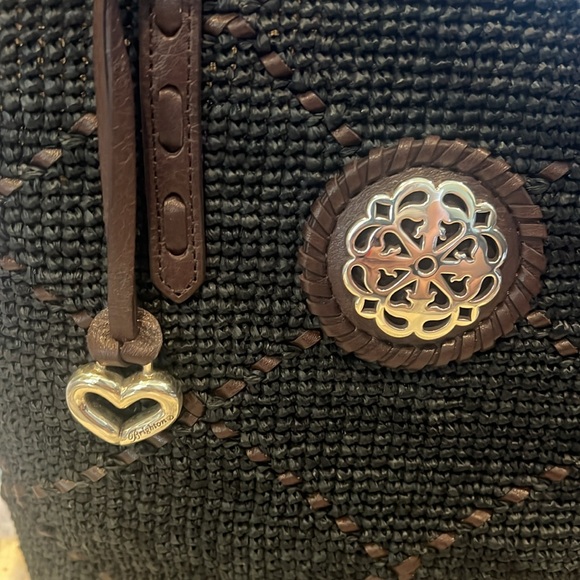 BN Brighton Black Woven Tote Bag - Picture 2 of 8